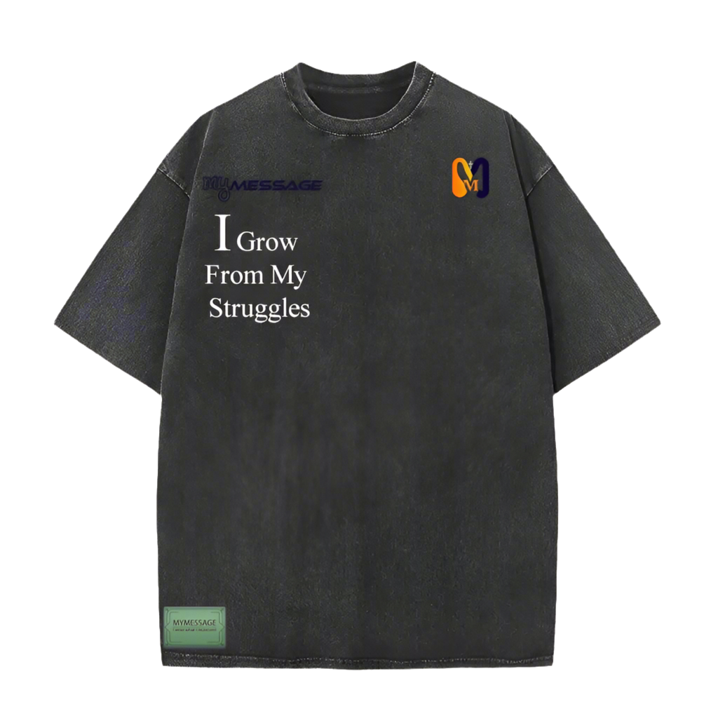 DARK GREY WASHED T-SHIRT