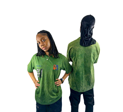WASHED GREEN T-SHIRT