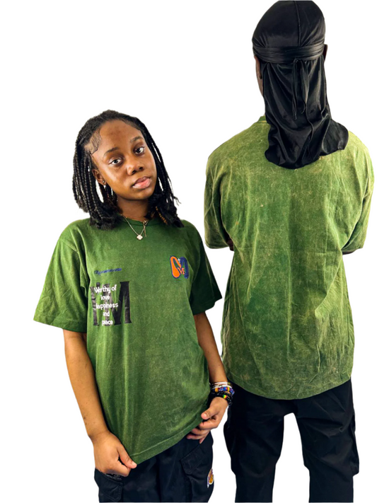 WASHED GREEN T-SHIRT