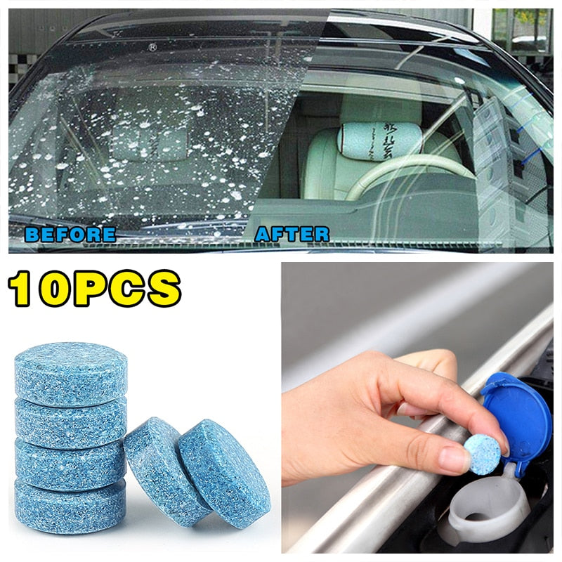 10PCS Car Solid Wiper Fine Seminoma  Auto Window Cleaning