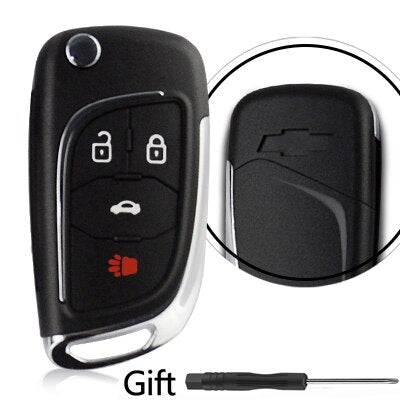 Remote Key Shell For Chevrolet/Lova/Aveo/Cruze ABS Plastic 2 3 4 5 Buttons