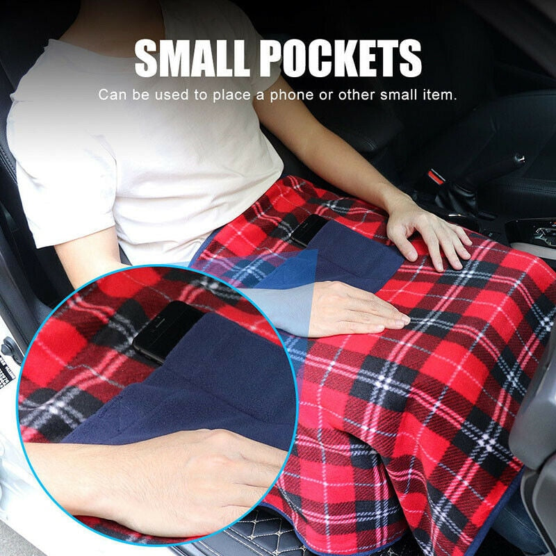 Portable Car Office USB Electric Heated Blanket