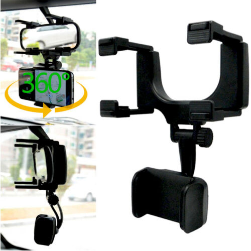 360° rear view mirror holder