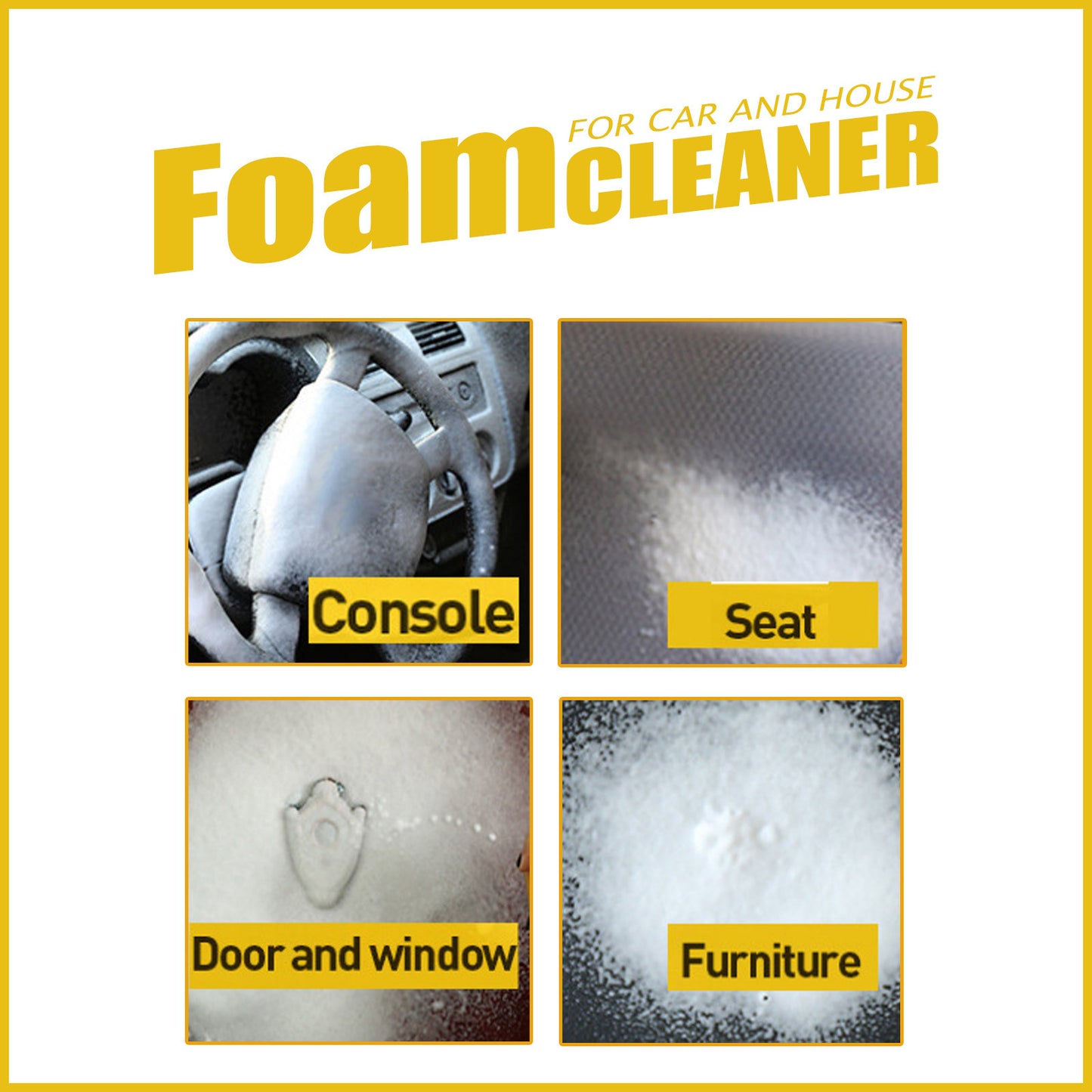 Multi functional Car Interior Foam Cleaner