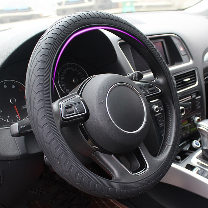 Car Silicone Steering Wheel Case Cover