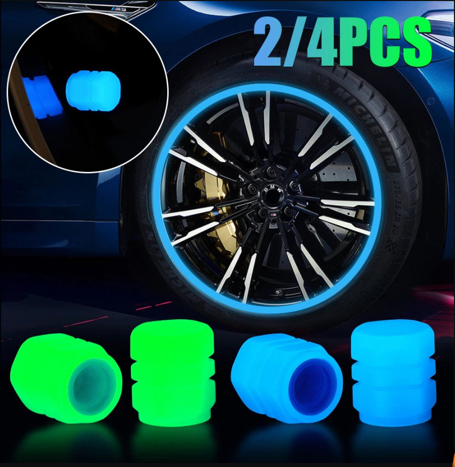 Universal Car Tire Luminous Valve Cap  Cover