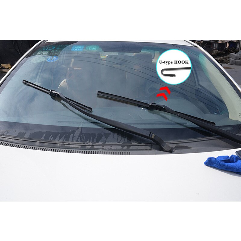 Universal U-type Soft Frame-less Bracket-less Rubber Car Windshield Wiper Blade