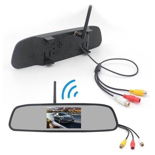 Rear view  Camera Mirror DVR 4.3-inch + Reversing Camera Video Recorder